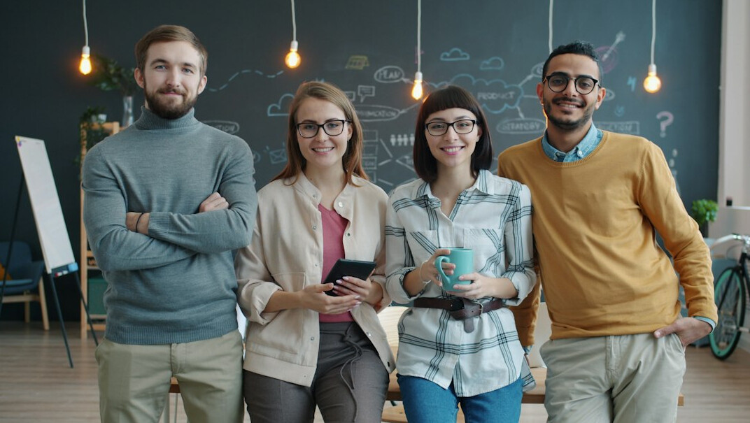 diverse group of programmers